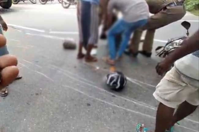 Woman dies in motorcycle-van collision in Minuwangoda