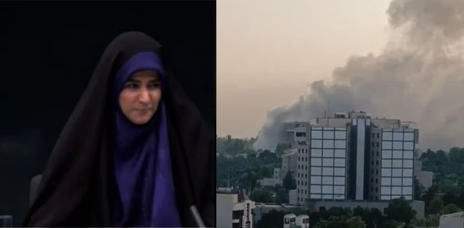 Israeli strikes hit Iranian state news agencys office during live broadcast
