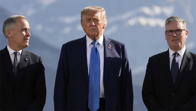 G7 leaders urge Trump to ease off trade war
