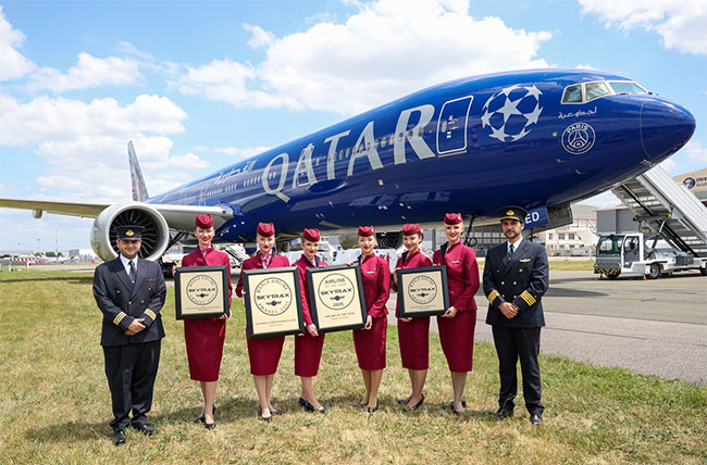 Qatar Airways named worlds best airline for 9th time