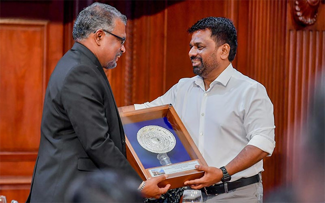 President commends service of outgoing Treasury Secretary Mahinda Siriwardana
