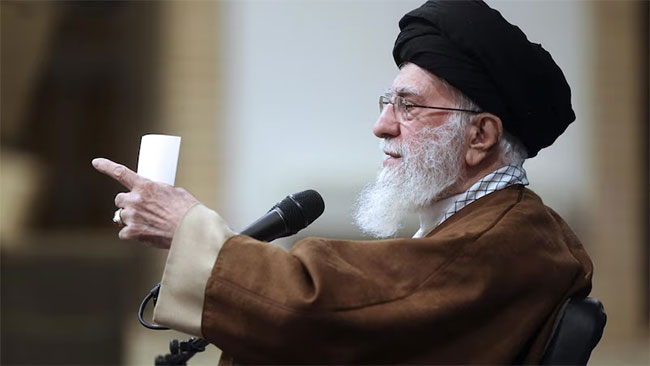 Iran will not surrender , says supreme leader Khamenei in response to Trump