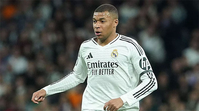 Real Madrid forward Kylian Mbappe in hospital