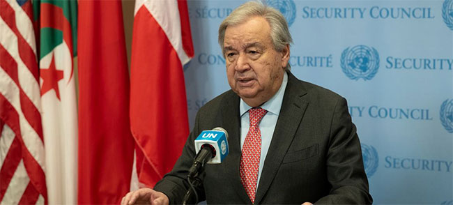 UN chief gravely alarmed by US bombing of Iranian nuclear sites