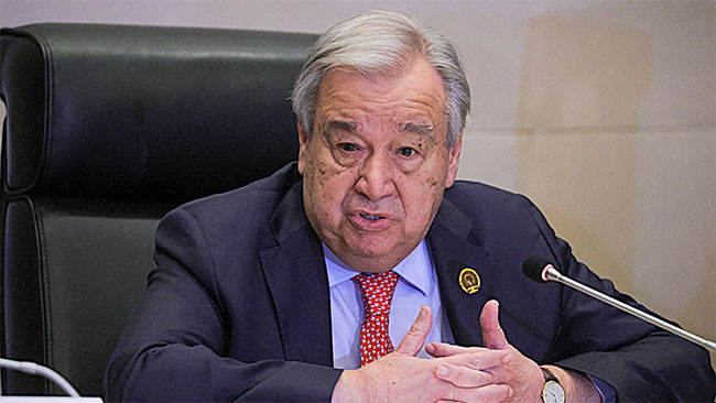 UN chief welcomes Trumps announcement of Israel-Iran ceasefire