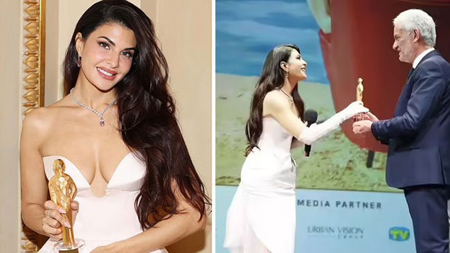 Jacqueline Fernandez honoured at Italian Global Series Festival 2025
