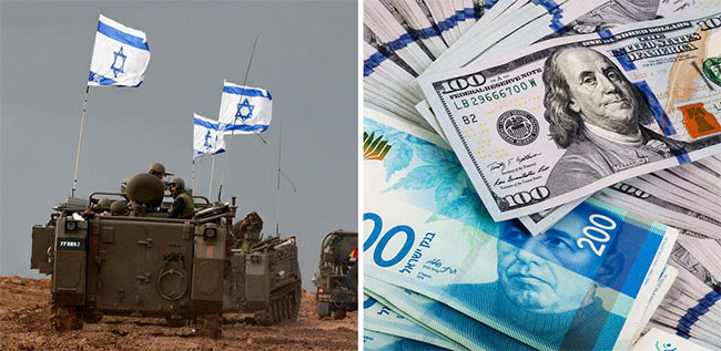 Israeli currency strengthens against USD
