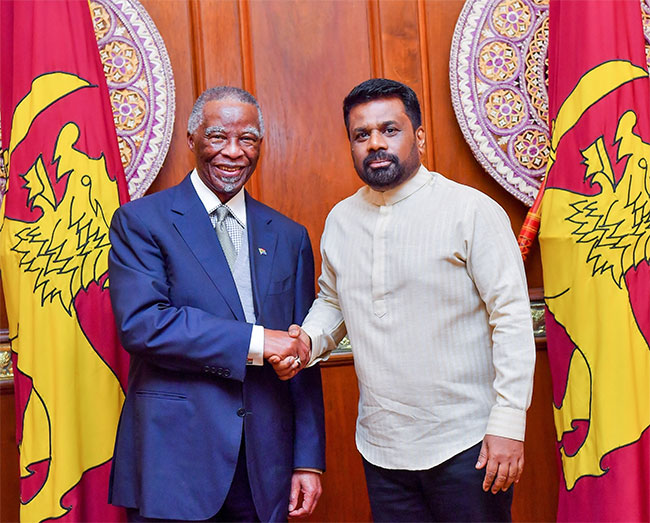 Ex-South African President praises AKD for efforts on unity & economic reform
