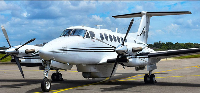 Beechcraft KA-350 aircraft deployed to locate missing fishermen in Tangalle seas