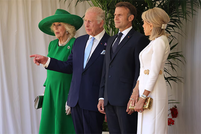 King Charles hosts Macron in first European state visit since Brexit