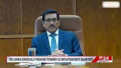 Sri Lanka gradually moving toward 5% inflation in coming quarters  CBSL Governor (English)
