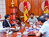 President holds talks with officials on US tariff policy