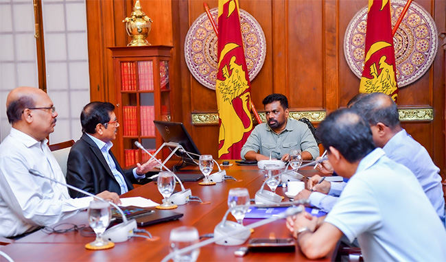President holds talks with officials on US tariff policy