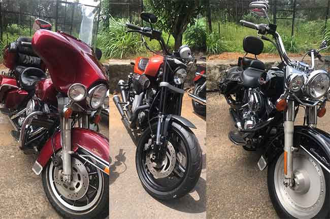 21 illegally imported motorcycles, 4 cannabis plants seized at Hambantota Bird Park