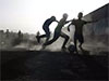 A blast in Yemen kills 5 children who were playing soccer