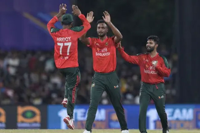 Bangladesh beat Sri Lanka in 2nd T20I at Dambulla