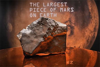 The biggest piece of Mars on Earth is going up for auction in New York
