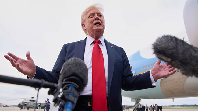 Trump to slam Russia with 100% tariffs if no deal is made on Ukraine in 50 days