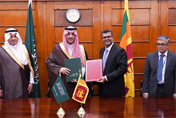 Sri Lanka and Saudi Fund sign agreements to restructure SAR 517 mn