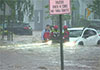 Heavy rains pummel New York city and suburbs, flooding subway and highways