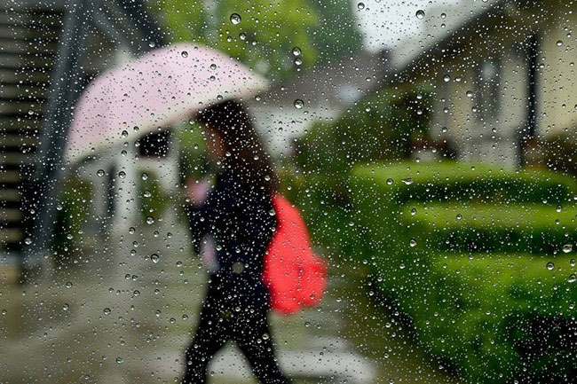 Showers expected in several areas today