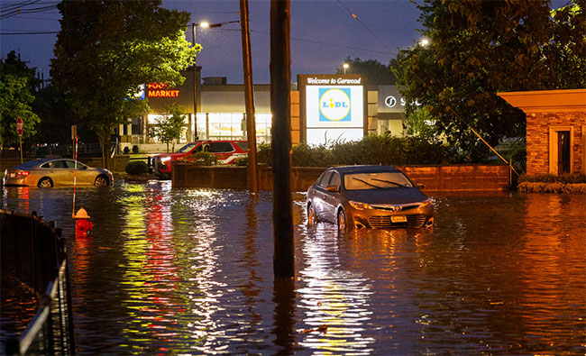 Two killed as New Jersey and New York City battered by heavy rain and flash floods