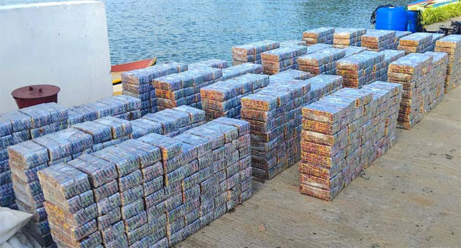 Over 1.3 mln illegal narcotic pills seized by Navy in Kalpitiya; five arrested