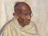 Rare Gandhi oil portrait sold for more than $200,000