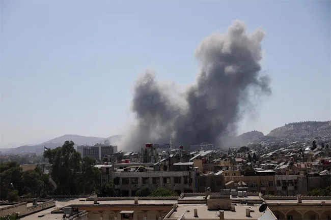 US says specific steps agreed to end Syria violence after Israeli strikes hit Damascus