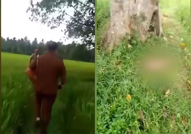 Newborn found abandoned in paddy field in Paragahadeniya