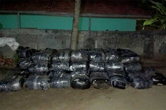 Suspect arrested with 2,828kg of smuggled dried ginger in Norochcholai