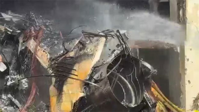 Bangladesh Airforce F-7 aircraft crashes into school in Dhaka, at least 1 dead