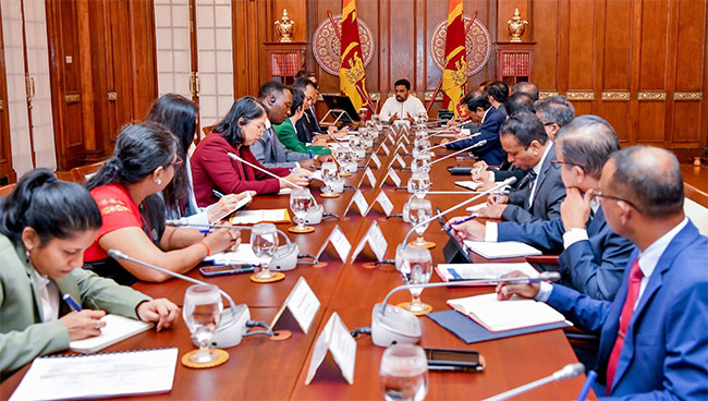 President and IMF delegation discuss next review of EFF