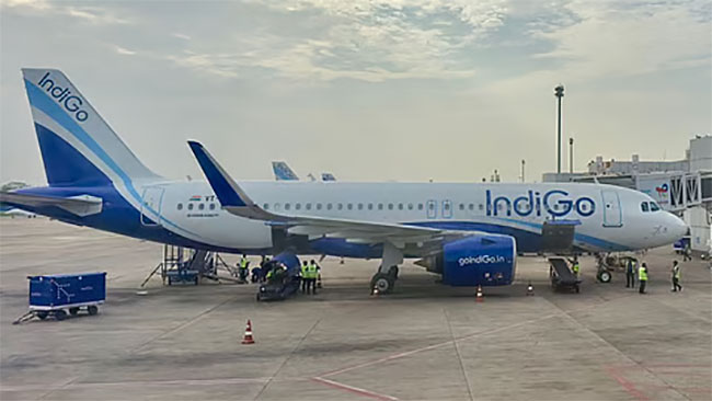 Indigo Flight with 140 passengers on board makes emergency landing at Indore Airport