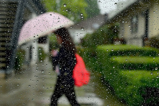 Showers expected in several areas today