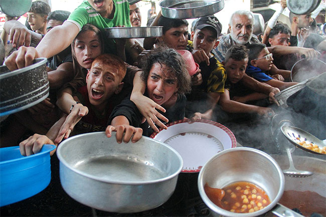 Almost a third of people in Gaza not eating for days, UN food programme warns