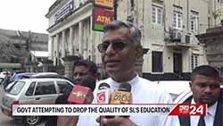 Govt attempting to drop the quality of Sri Lanka's educationChampika (English)