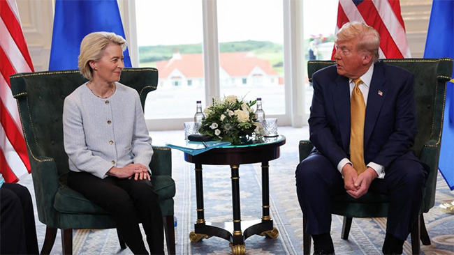 EU and US agree trade deal, with 15% tariffs for European exports to America