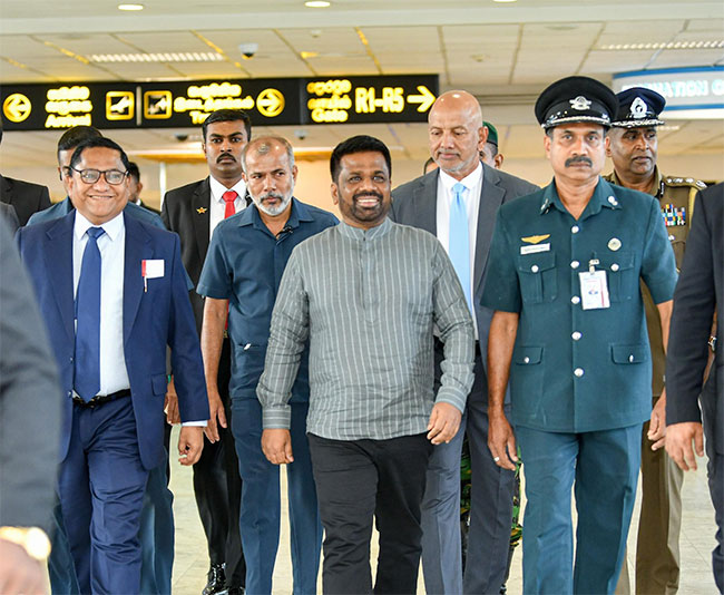 President Dissanayake leaves for official visit to Maldives