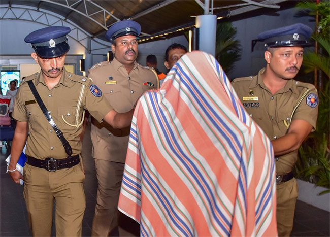 Weligama Sahan arrested at BIA