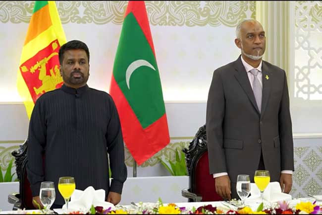 Maldives President hosts state banquet for President AKD