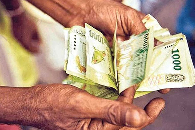 July allowance for elders to be credited to bank accounts today