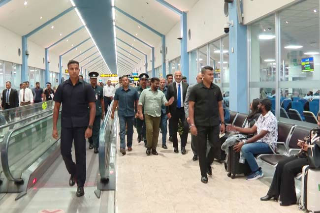 President Dissanayake returns after concluding state visit to Maldives