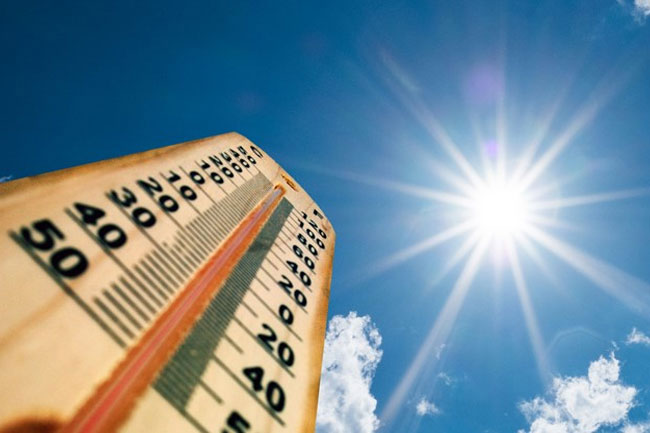 Heat warning issued for several areas