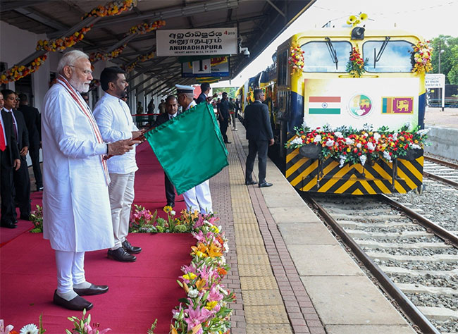 India releases first installment of advanced signalling system project on MahoApura Railway Line
