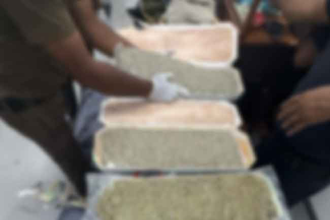 Two Indians arrested with 8kg of Kush cannabis at BIA