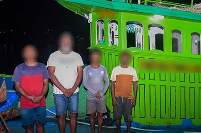 Four Indian fishermen arrested for poaching in Sri Lankan waters off Delft  