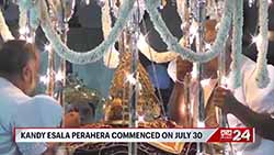 First Randoli Perahera of Kandy Esala Festival to take to the streets tonight (English)