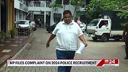 MP Chamara Sampath lodges complaint with Bribery Commission (English)