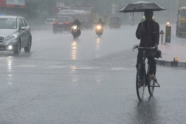 Fairly heavy rainfall above 50mm expected today